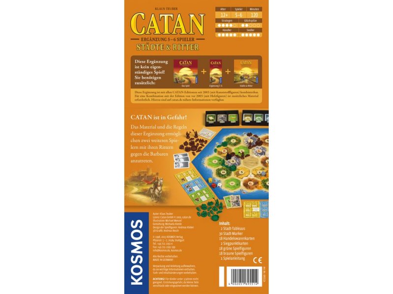 Städte und Ritter Erweiterung 56 Spieler