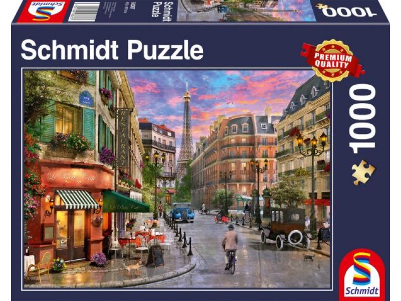 Strasse Zum Eiffelturm 1000 Teile Puzzle Schmidt Spiele 587