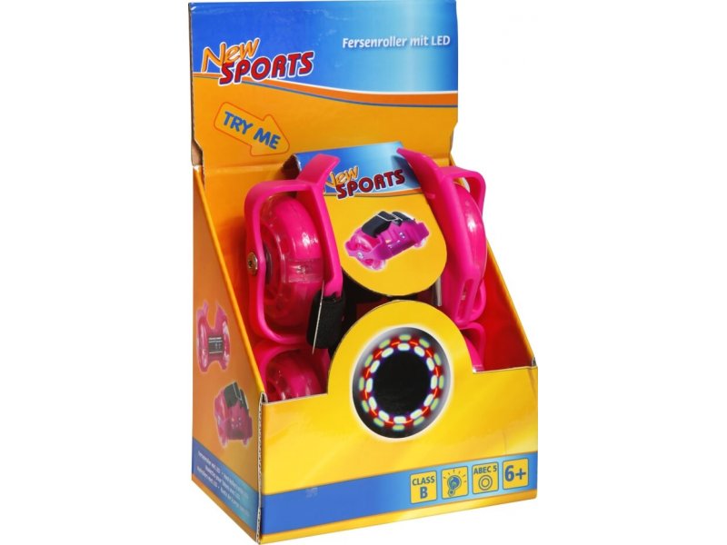 Vedes 73420491 New Sports Fersenroller mit LED pink 