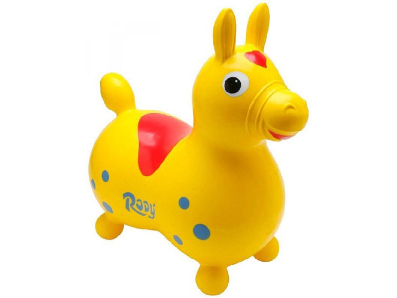 Hüpfpferd Rody gelb Vedes 73005965